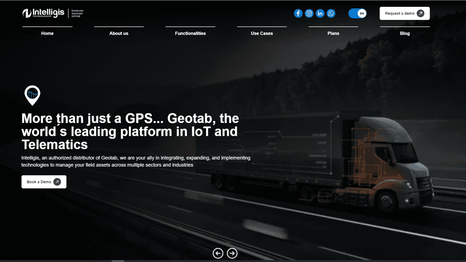 Telemática.ai: The New Website for Intelligis Fleet Management Product